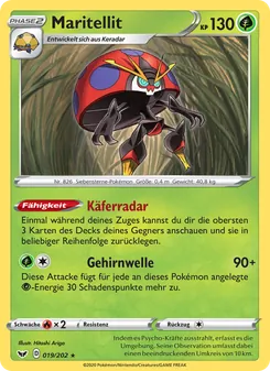 Karte Maritellit aus Schwert & Schild, Nummer 19/202