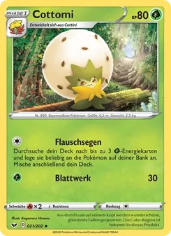 Karte Cottomi aus Schwert & Schild, Nummer 21/202