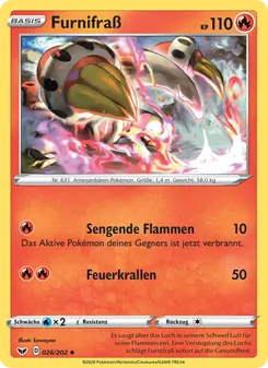 Karte Furnifraß aus Schwert & Schild, Nummer 26/202
