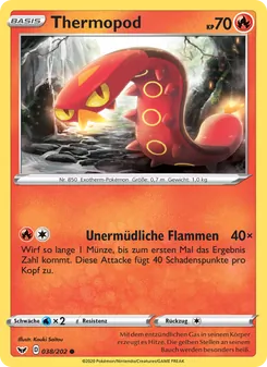 Karte Thermopod aus Schwert & Schild, Nummer 38/202