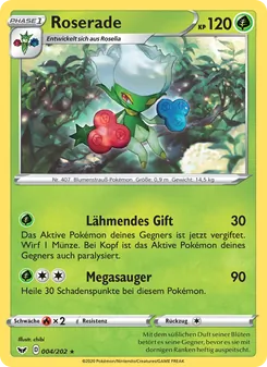 Karte Roserade aus Schwert & Schild, Nummer 4/202