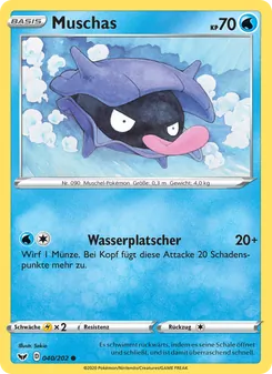 Karte Muschas aus Schwert & Schild, Nummer 40/202