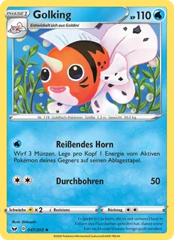Karte Golking aus Schwert & Schild, Nummer 47/202