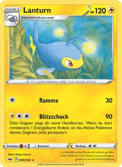 Karte Lanturn aus Schwert & Schild, Nummer 69/202