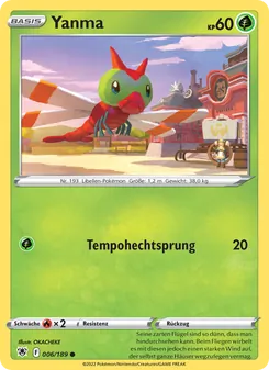 Karte Yanma aus Astralglanz, Nummer 006/189