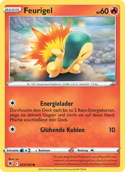 Karte Feurigel aus Astralglanz, Nummer 023/189
