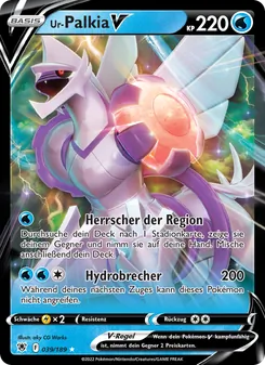Karte Ur-Palkia V aus Astralglanz, Nummer 039/189
