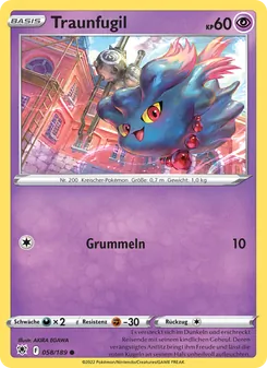 Karte Traunfugil aus Astralglanz, Nummer 058/189