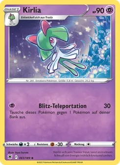 Karte Kirlia aus Astralglanz, Nummer 061/189