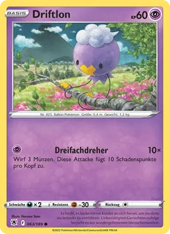 Karte Driftlon aus Astralglanz, Nummer 063/189