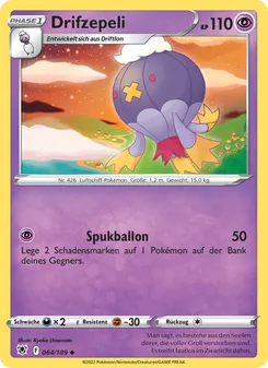 Karte Drifzepeli aus Astralglanz, Nummer 064/189