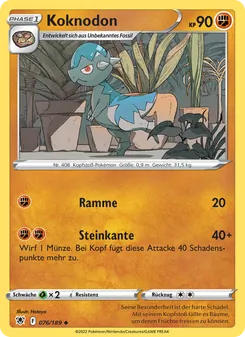 Karte Koknodon aus Astralglanz, Nummer 076/189