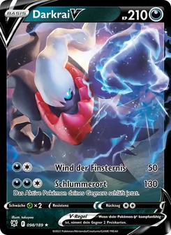 Karte Darkrai V aus Astralglanz, Nummer 098/189