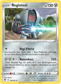 Karte Registeel aus Astralglanz, Nummer 108/189