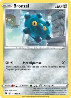 Karte Bronzel aus Astralglanz, Nummer 111/189