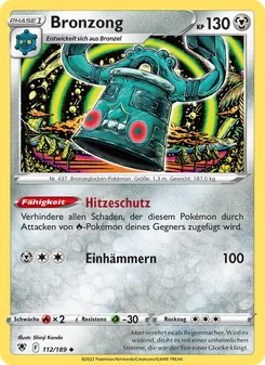 Karte Bronzong aus Astralglanz, Nummer 112/189