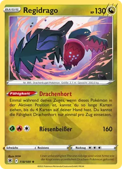 Karte Regidrago aus Astralglanz, Nummer 118/189