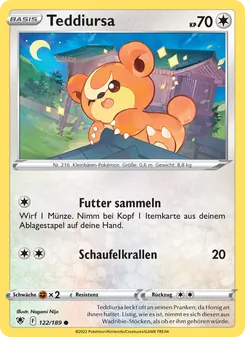 Karte Teddiursa aus Astralglanz, Nummer 122/189