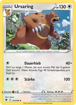Karte Ursaring aus Astralglanz, Nummer 123/189