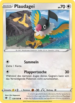 Karte Plaudagei aus Astralglanz, Nummer 129/189