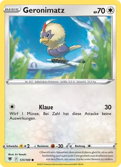Karte Geronimatz aus Astralglanz, Nummer 131/189