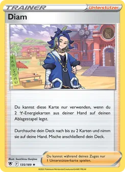 Karte Diam aus Astralglanz, Nummer 135/189