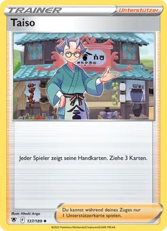 Karte Taiso aus Astralglanz, Nummer 137/189