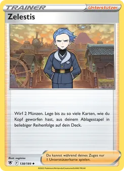 Karte Zelestis aus Astralglanz, Nummer 138/189
