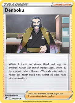 Karte Denboku aus Astralglanz, Nummer 149/189