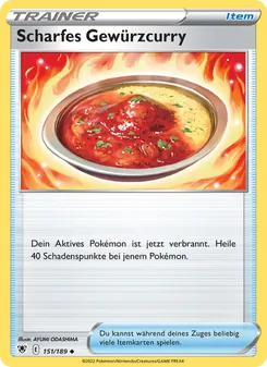 Karte Scharfes Gewürzcurry aus Astralglanz, Nummer 151/189