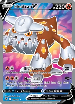 Karte Heatran V aus Astralglanz, Nummer 165/189