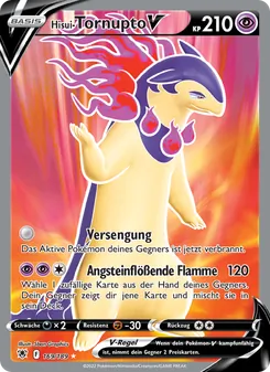 Karte Hisui-Tornupto V aus Astralglanz, Nummer 169/189