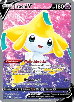 Karte Jirachi V aus Astralglanz, Nummer 170/189