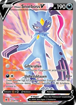 Karte Hisui-Snieboss V aus Astralglanz, Nummer 174/189
