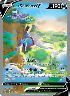Karte Hisui-Snieboss V aus Astralglanz, Nummer 175/189