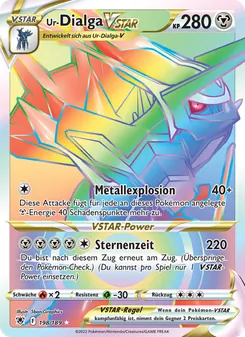 Karte Ur-Dialga VSTAR aus Astralglanz, Nummer 198/189