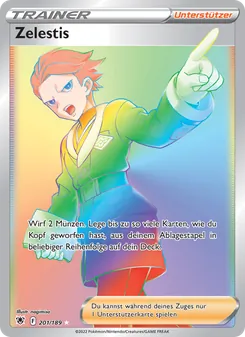 Karte Zelestis aus Astralglanz, Nummer 201/189