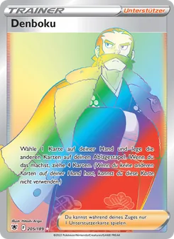Karte Denboku aus Astralglanz, Nummer 205/189