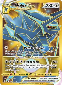 Karte Ur-Dialga VSTAR aus Astralglanz, Nummer 210/189