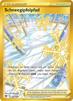 Karte Schneegipfelpfad aus Astralglanz, Nummer 213/189