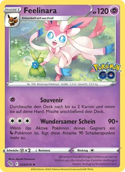 Karte Feelinara aus Pokémon GO, Nummer 035/78