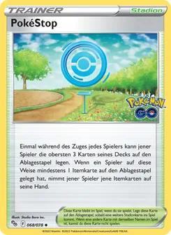 Karte PokéStop aus Pokémon GO, Nummer 068/78