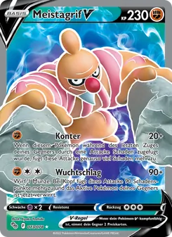 Karte Meistagrif V aus Pokémon GO, Nummer 073/78