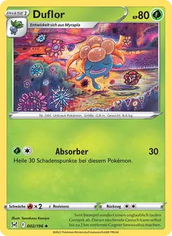 Karte Duflor aus Verlorener Ursprung, Nummer 002/196