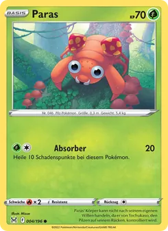 Karte Paras aus Verlorener Ursprung, Nummer 004/196