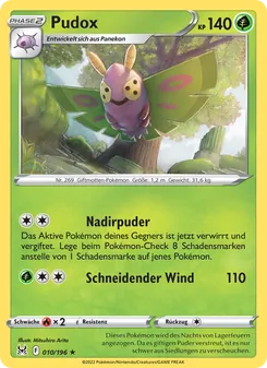 Karte Pudox aus Verlorener Ursprung, Nummer 010/196