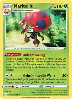 Karte Maritellit aus Verlorener Ursprung, Nummer 020/196