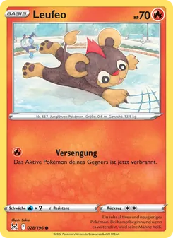 Karte Leufeo aus Verlorener Ursprung, Nummer 028/196