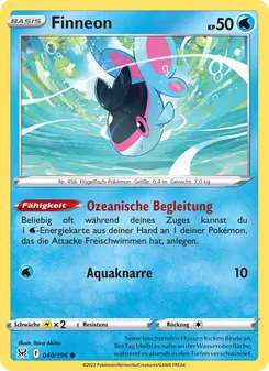 Karte Finneon aus Verlorener Ursprung, Nummer 040/196