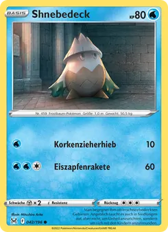 Karte Shnebedeck aus Verlorener Ursprung, Nummer 042/196